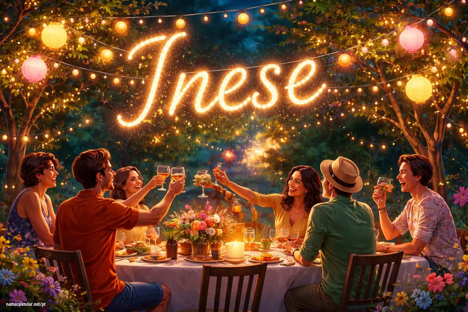 Celebração do dia do nome e nome - Inese