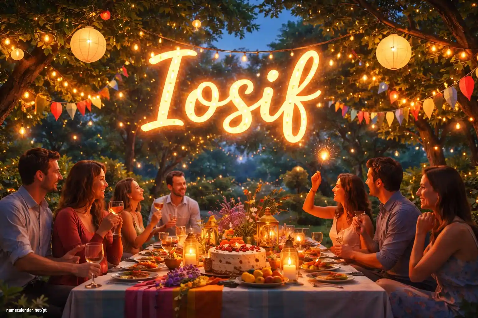 Celebração do dia do nome e nome - Iosif