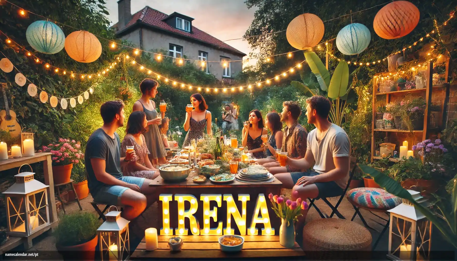 Celebração do dia do nome e nome - Irena