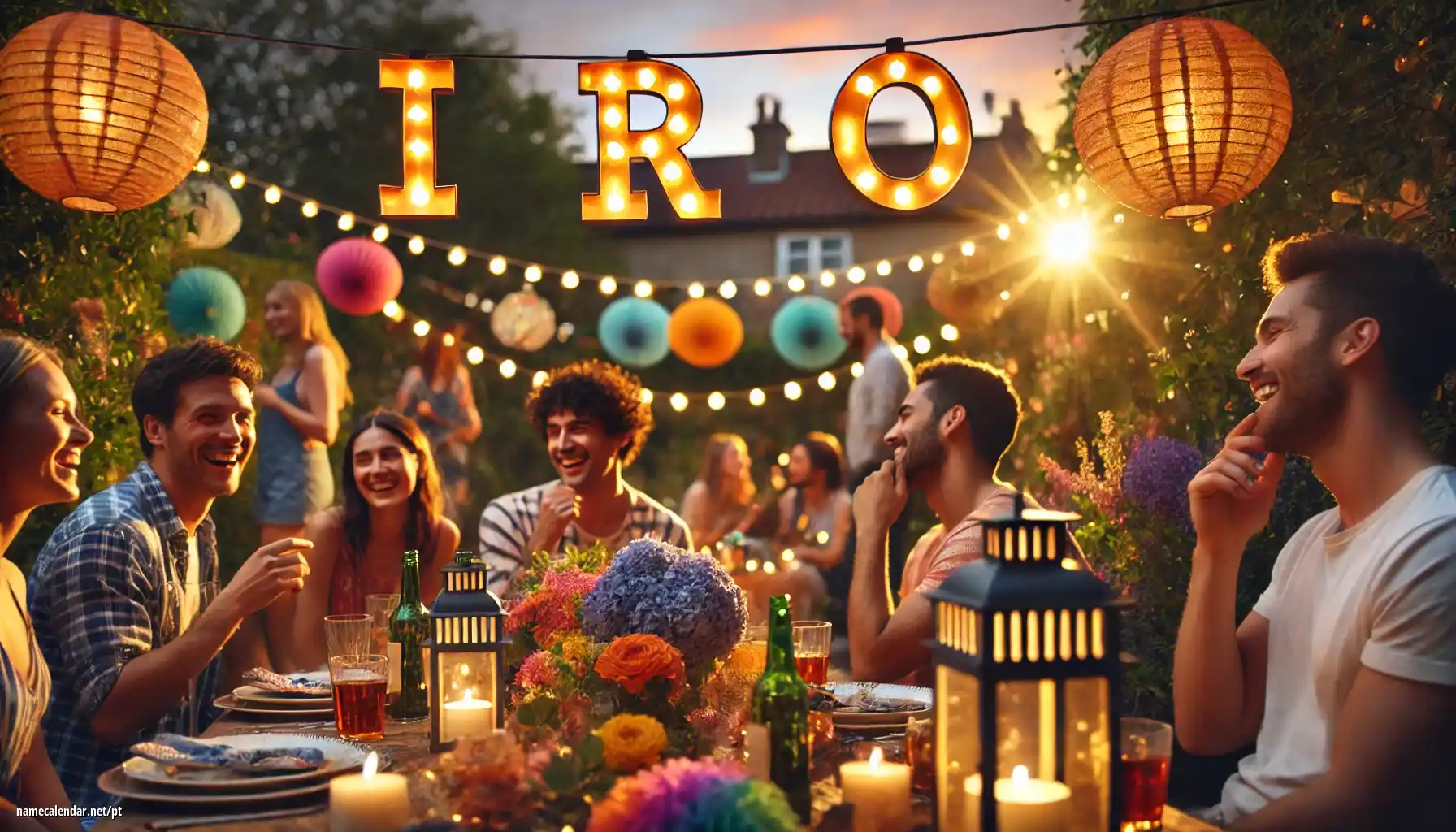 Celebração do dia do nome e nome - Iro