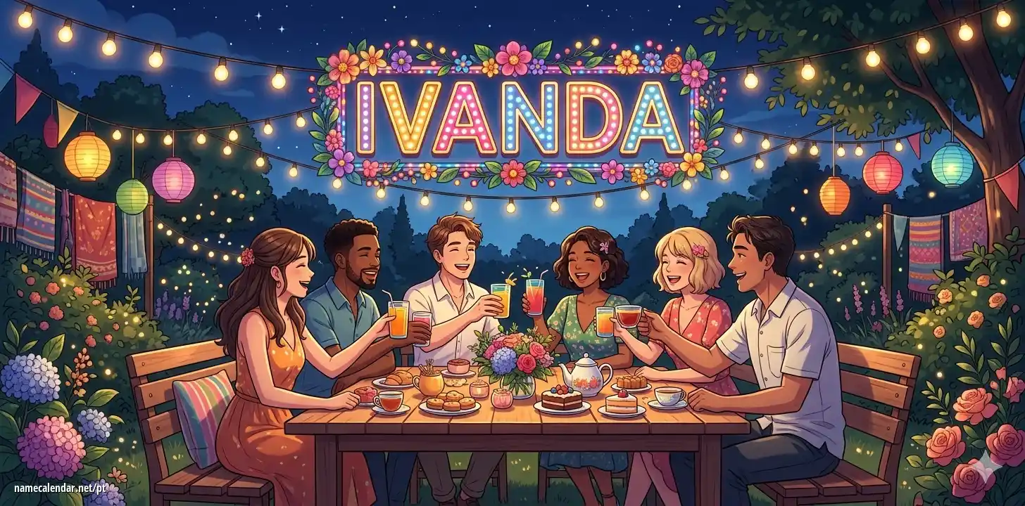 Celebração do dia do nome e nome - Ivanda