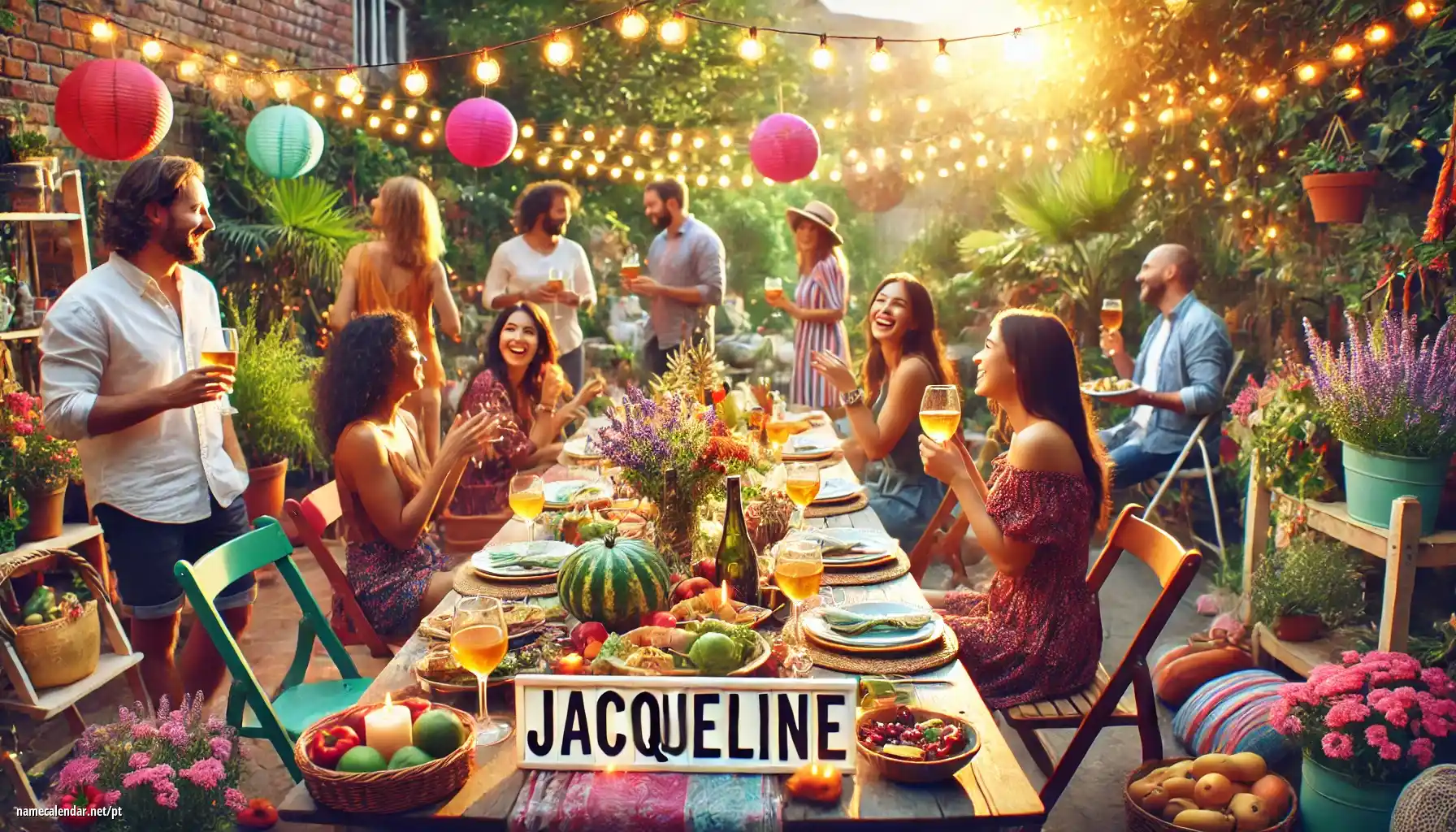 Celebração do dia do nome e nome - Jacqueline