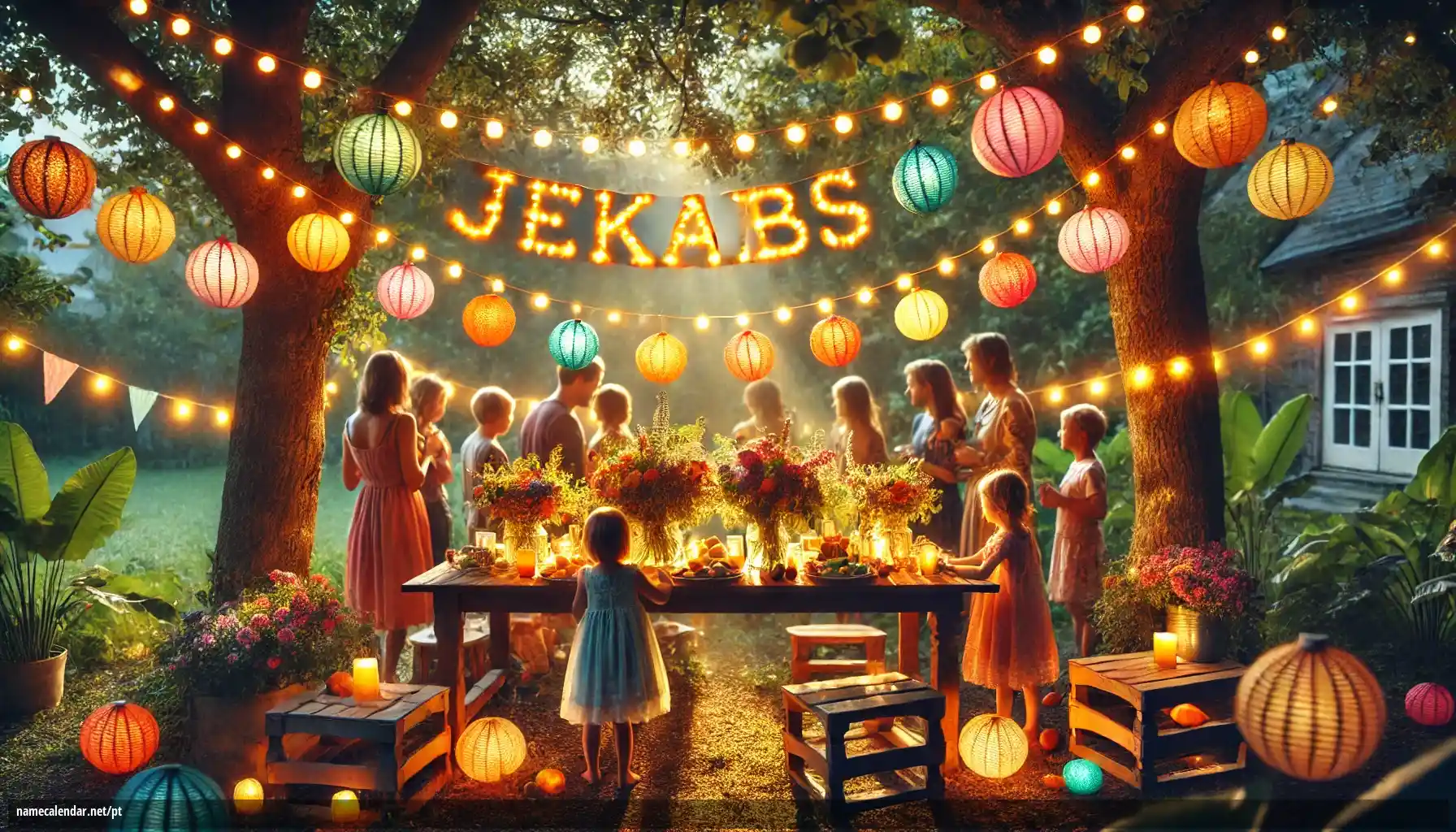 Celebração do dia do nome e nome - Jekabs