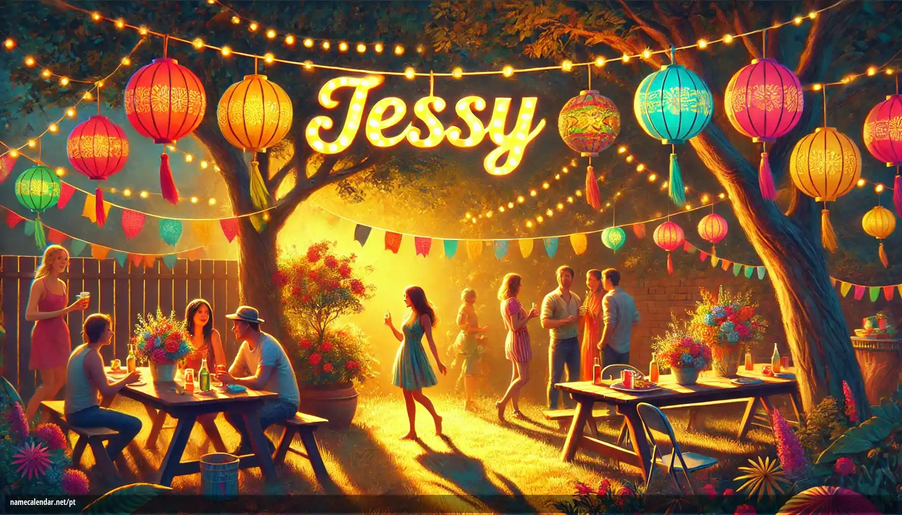 Celebração do dia do nome e nome - Jessy