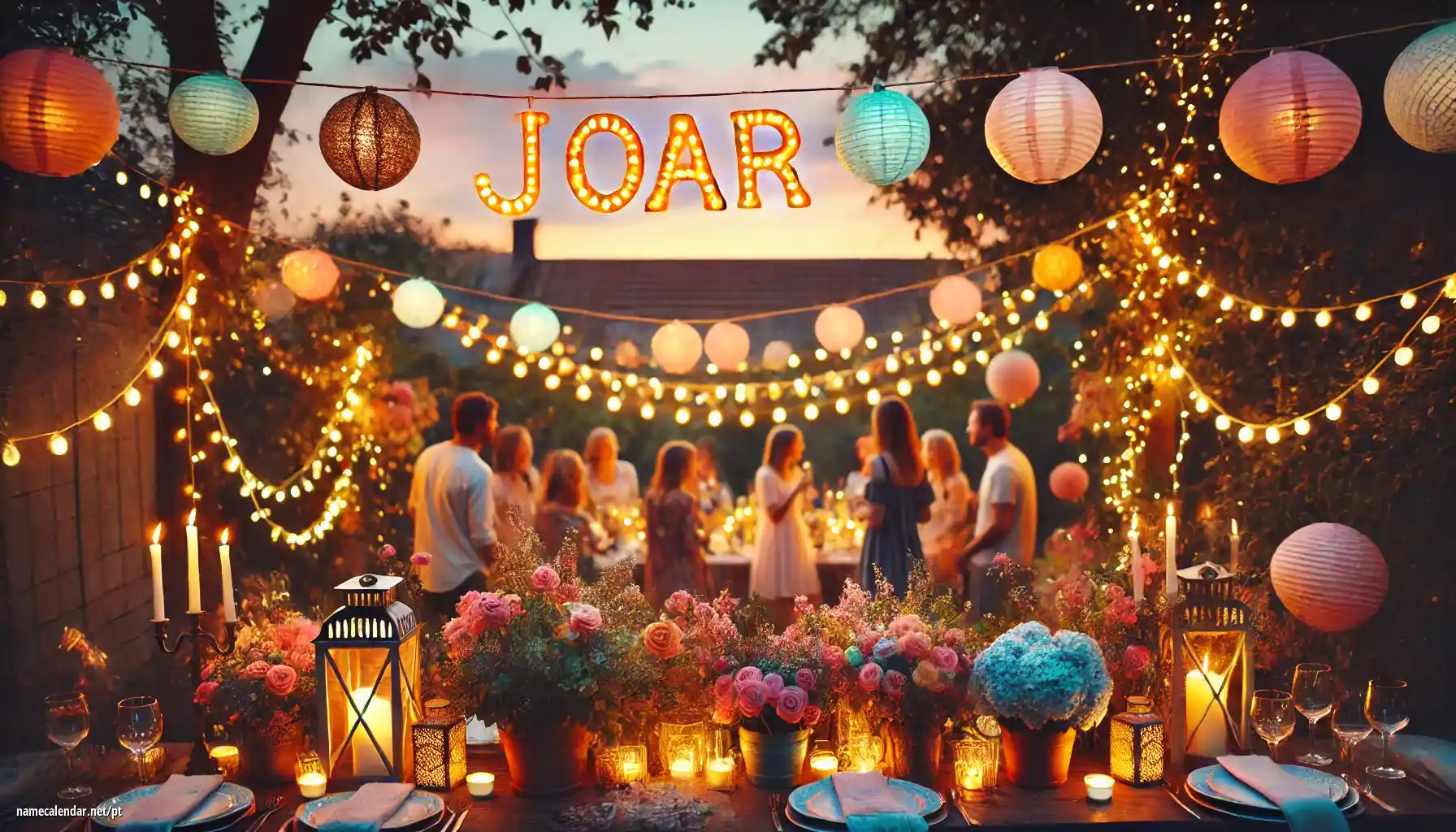 Celebração do dia do nome e nome - Joar