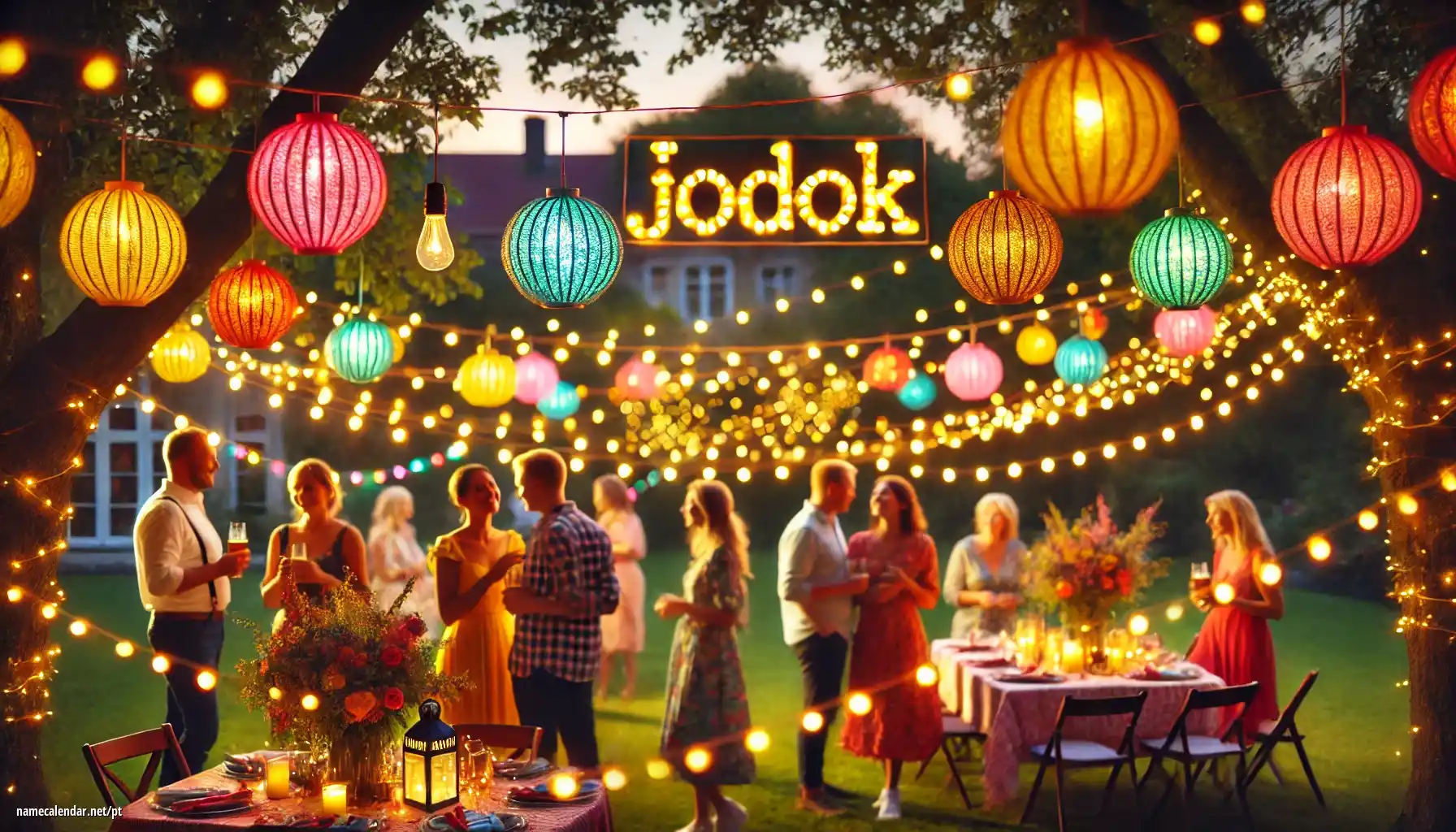 Celebração do dia do nome e nome - Jodok