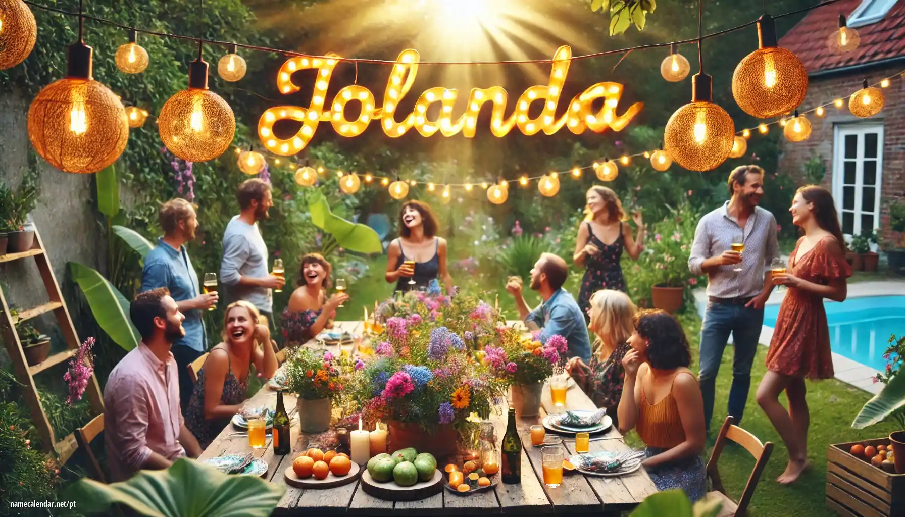 Celebração do dia do nome e nome - Jolanda