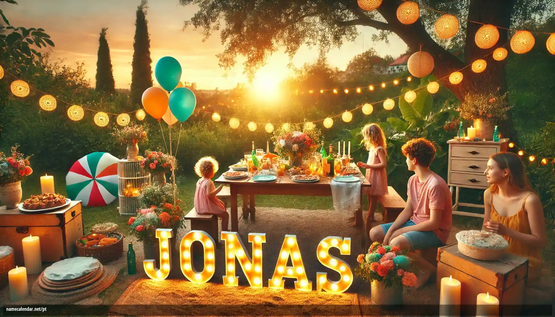 Celebração do dia do nome e nome - Jonas