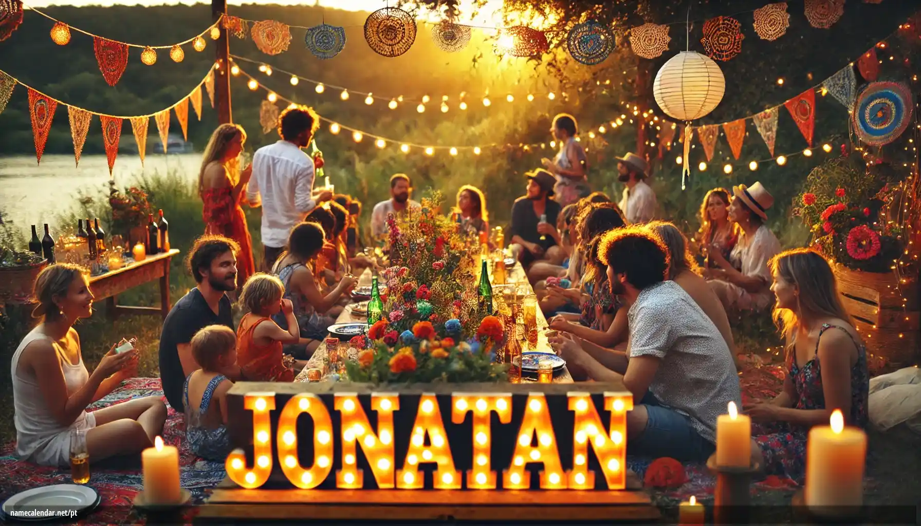 Celebração do dia do nome e nome - Jonatan