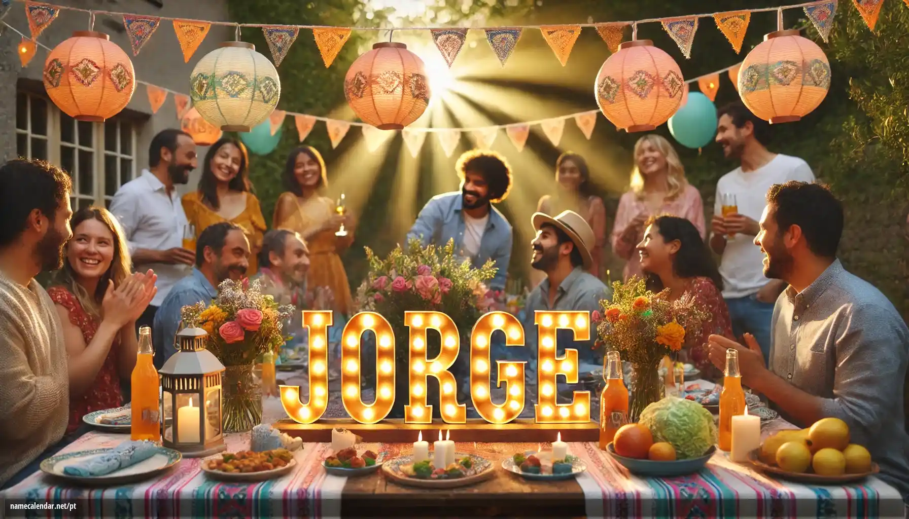 Celebração do dia do nome e nome - Jorge