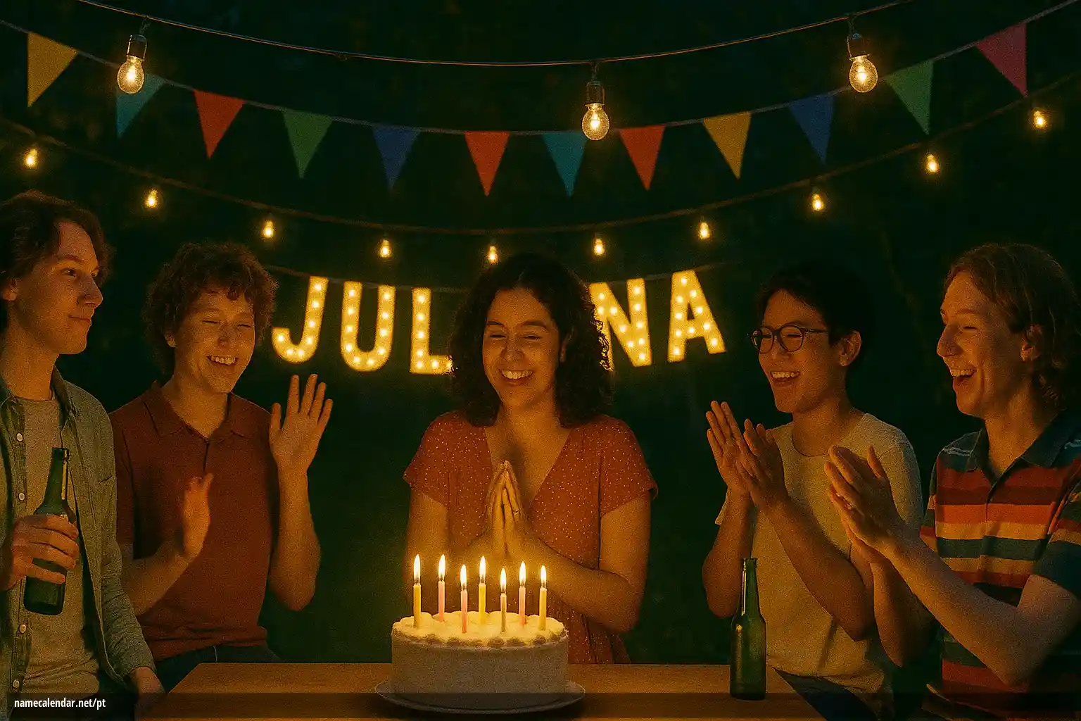 Celebração do dia do nome e nome - Juliana