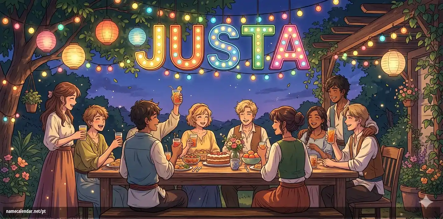 Celebração do dia do nome e nome - Justa