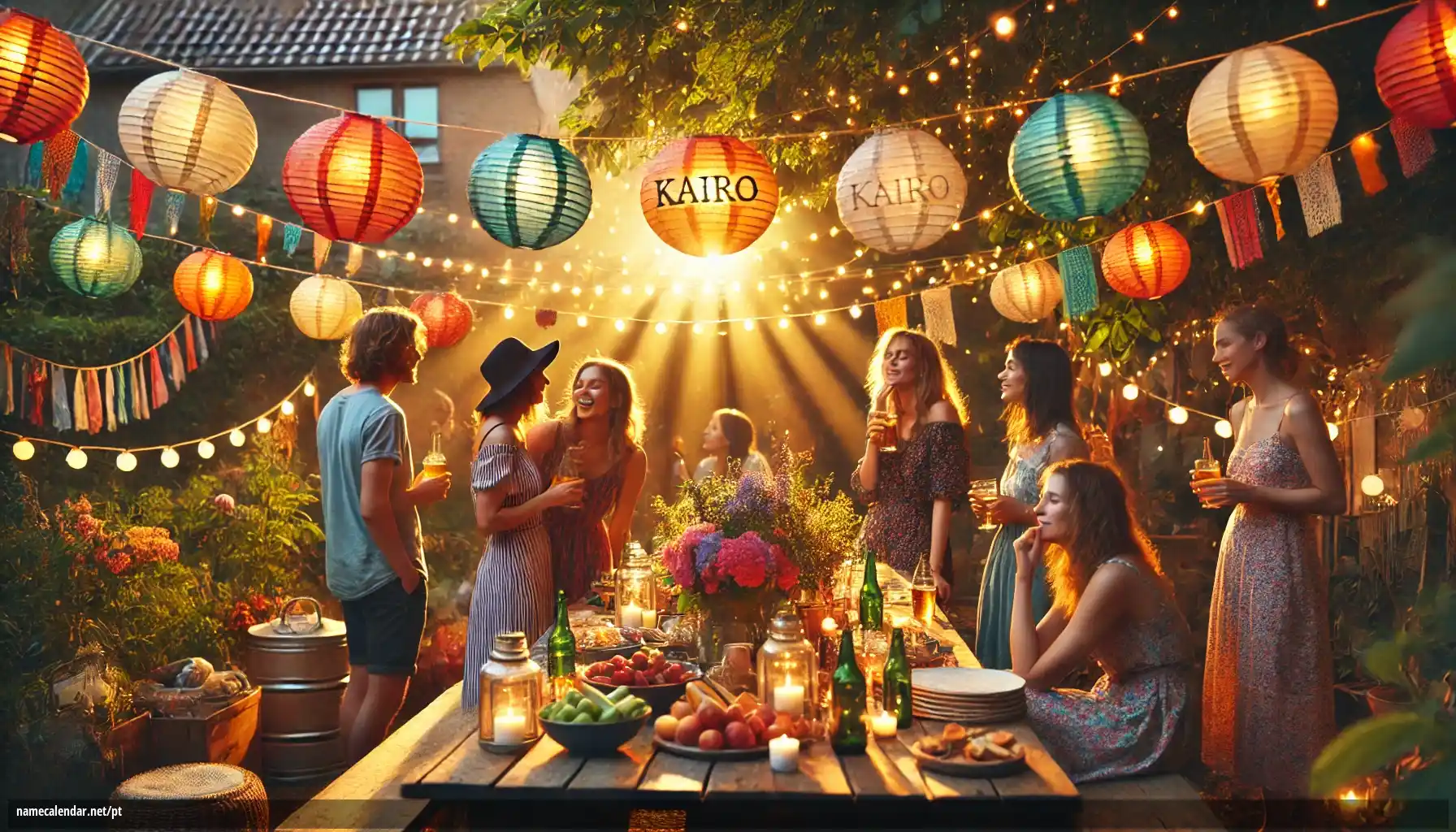 Celebração do dia do nome e nome - Kairo