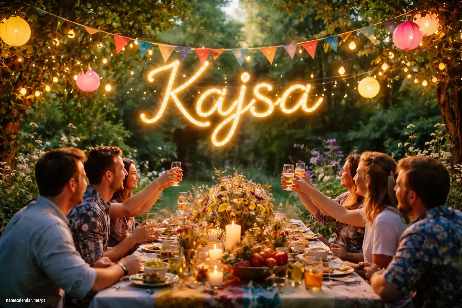 Celebração do dia do nome e nome - Kajsa