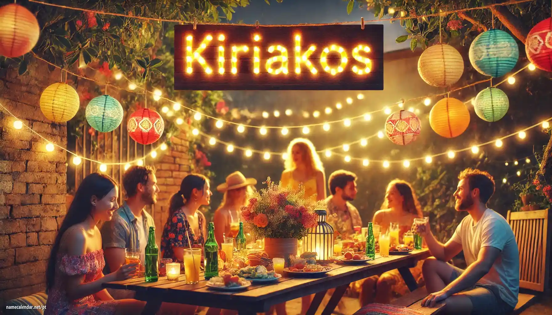 Celebração do dia do nome e nome - Kiriakos