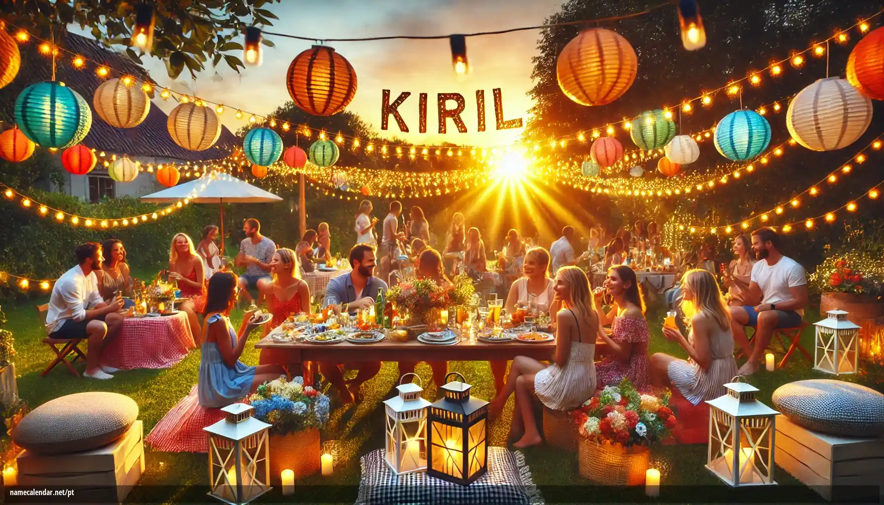 Celebração do dia do nome e nome - Kiril