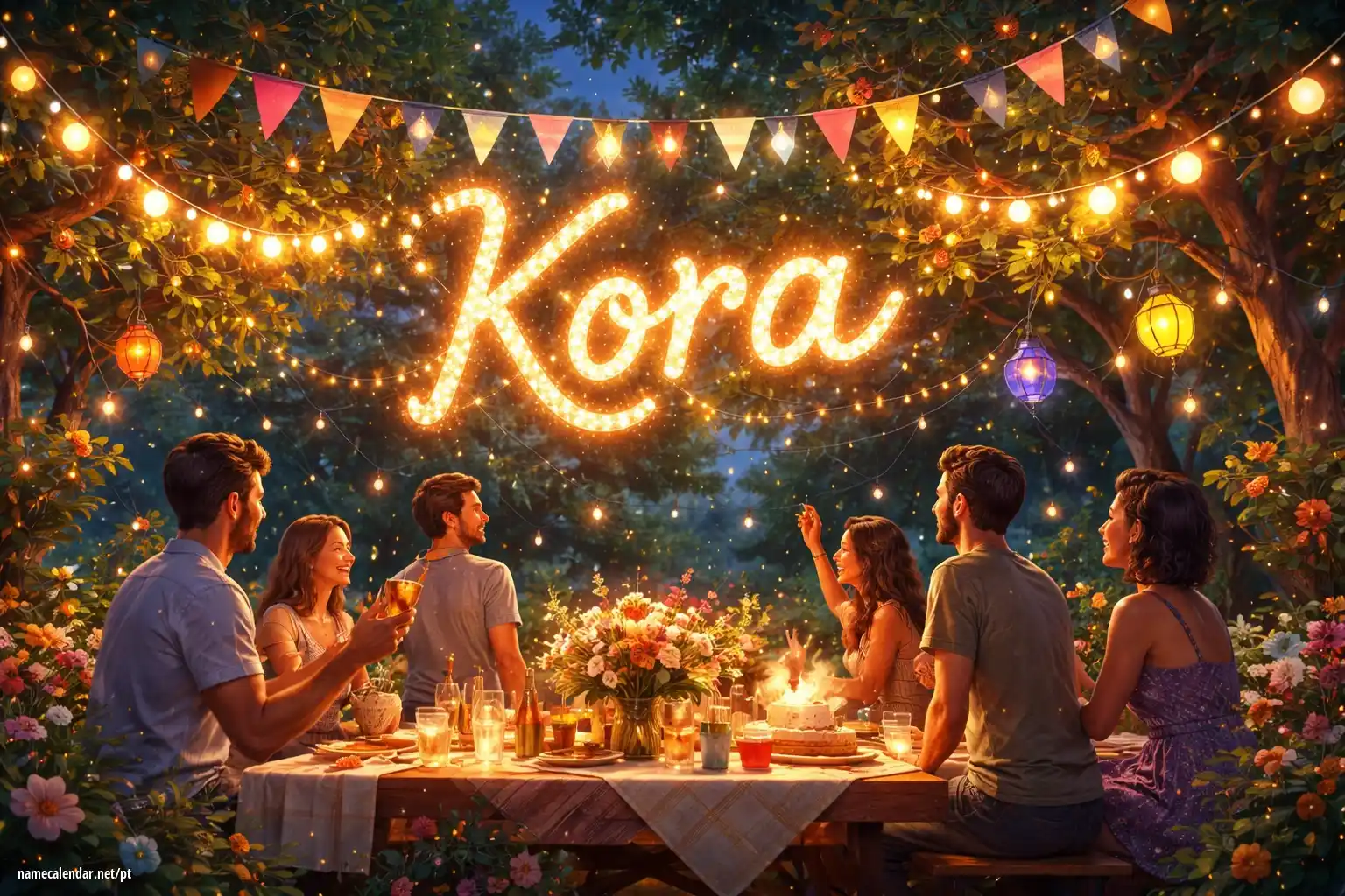 Celebração do dia do nome e nome - Kora