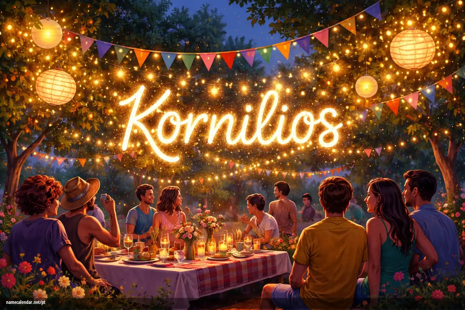 Celebração do dia do nome e nome - Kornilios