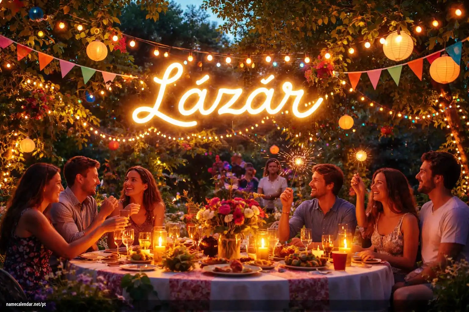 Celebração do dia do nome e nome - Lázár