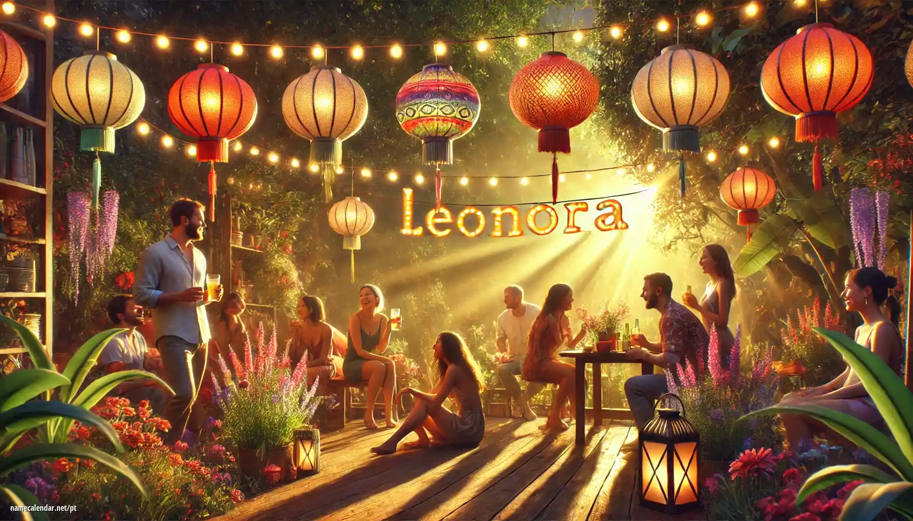 Celebração do dia do nome e nome - Leonóra