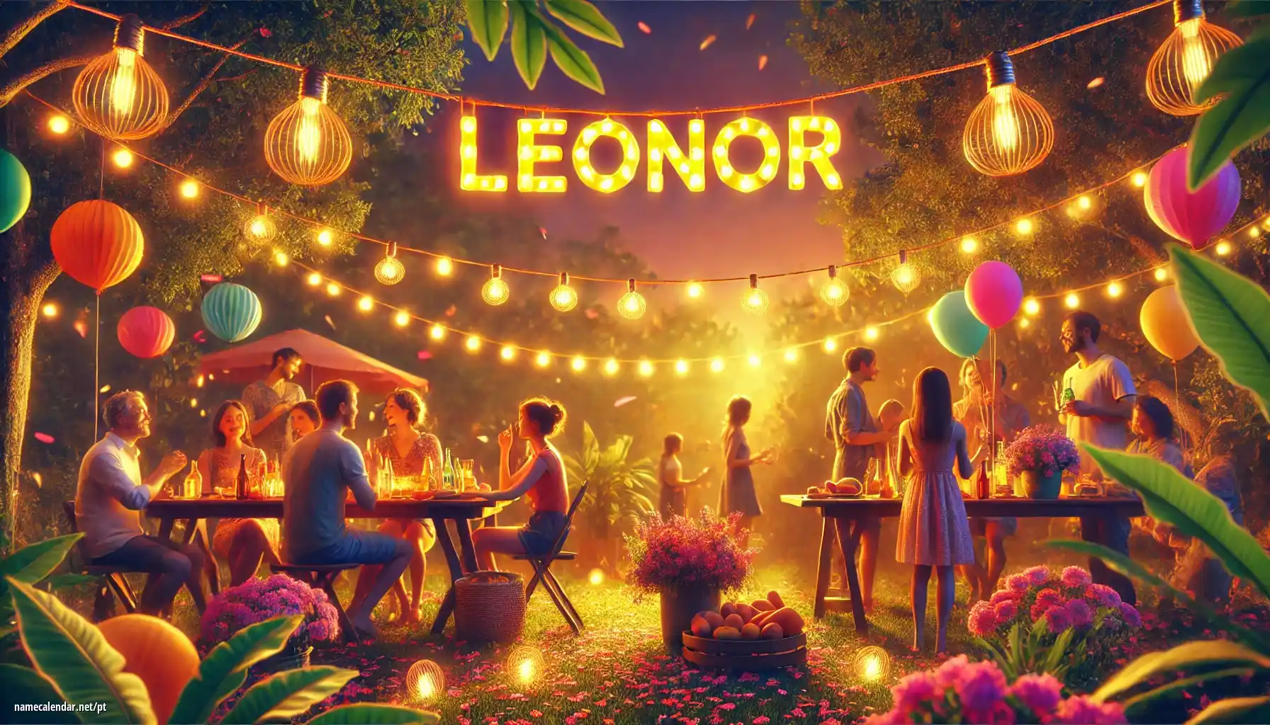 Celebração do dia do nome e nome - Leonor