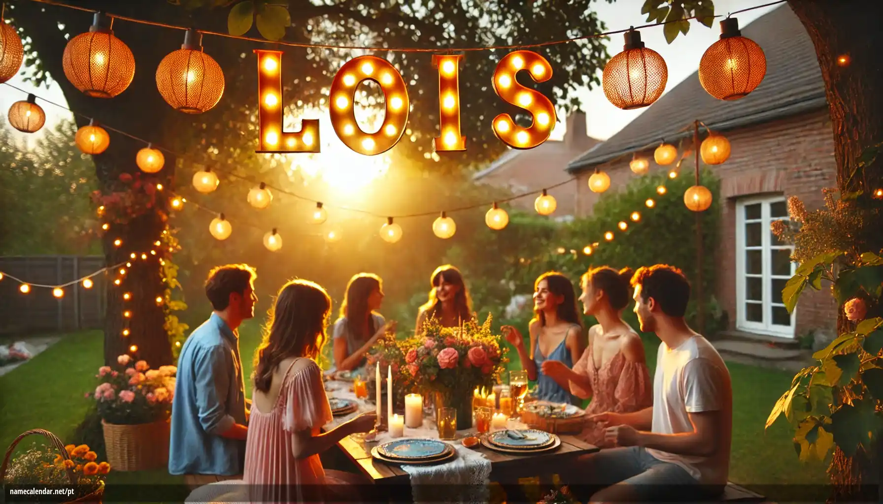 Celebração do dia do nome e nome - Lois