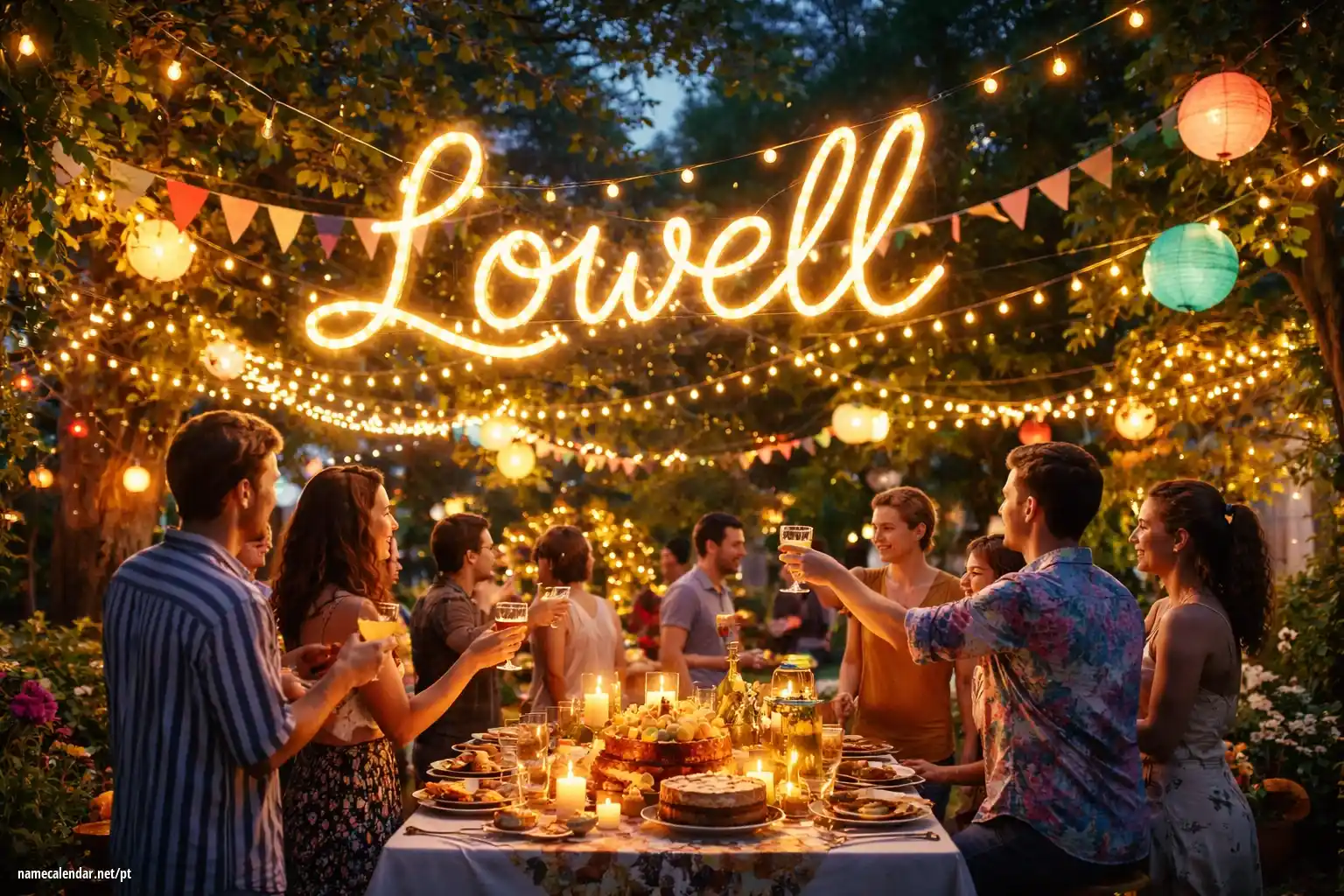 Celebração do dia do nome e nome - Lowell