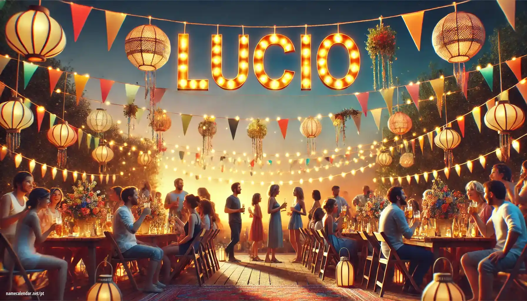 Celebração do dia do nome e nome - Lucio