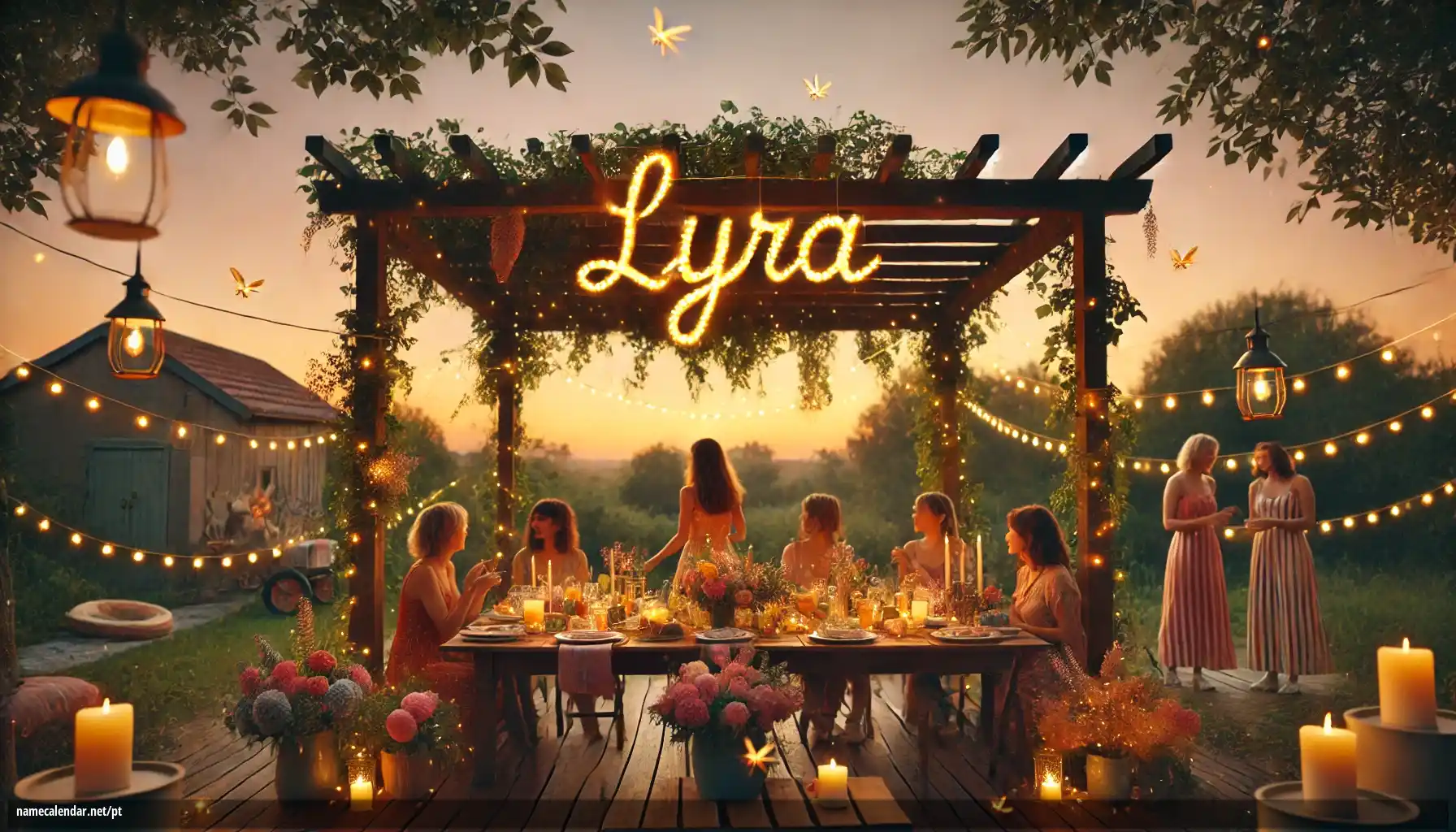 Celebração do dia do nome e nome - Lyra