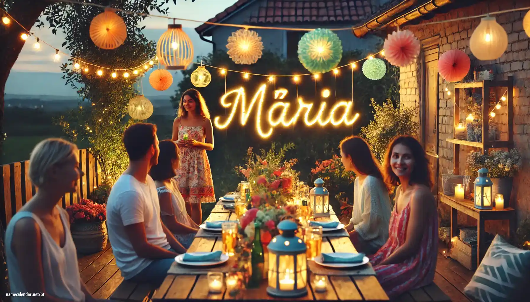 Celebração do dia do nome e nome - Mária