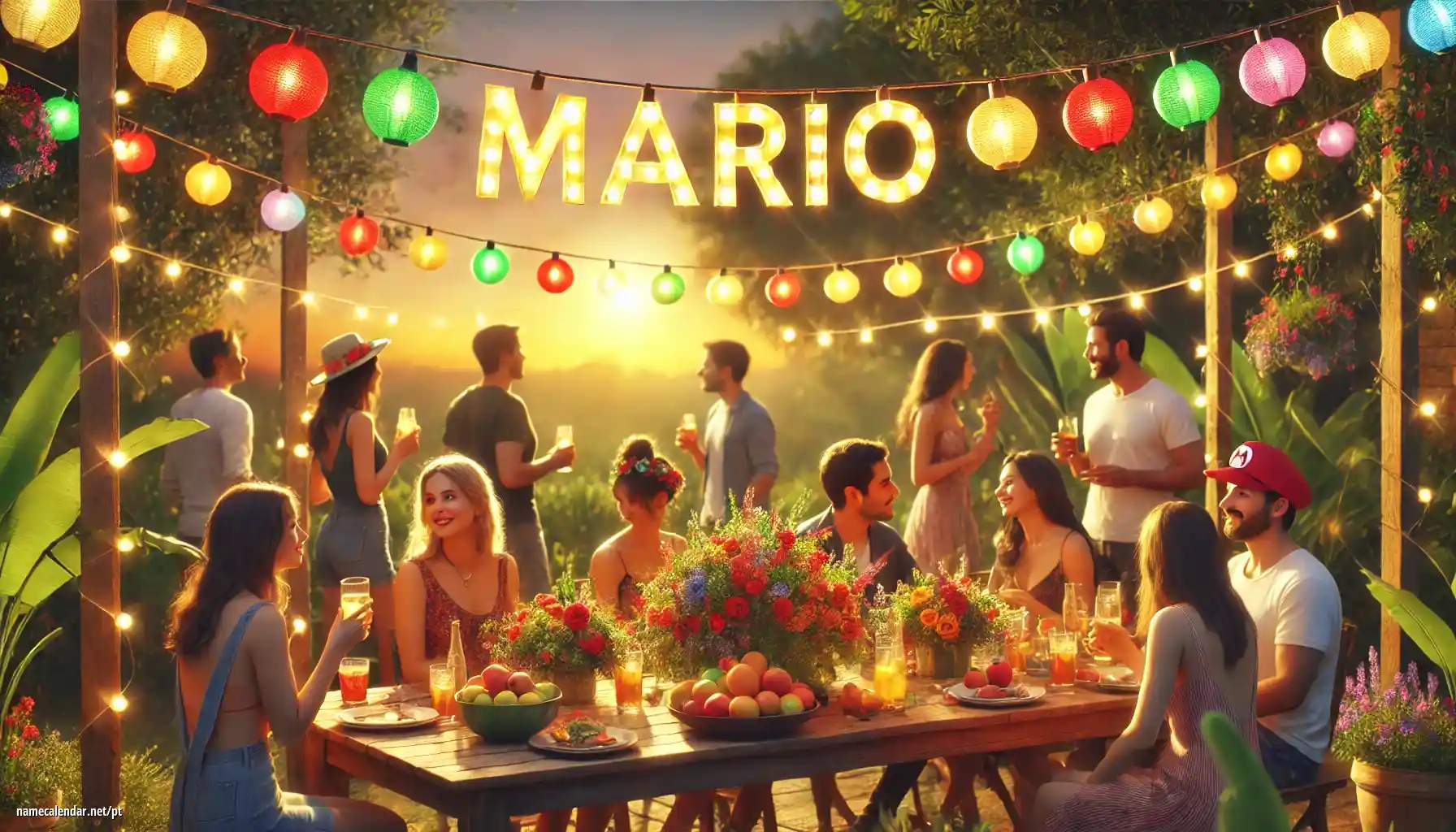 Celebração do dia do nome e nome - Mário