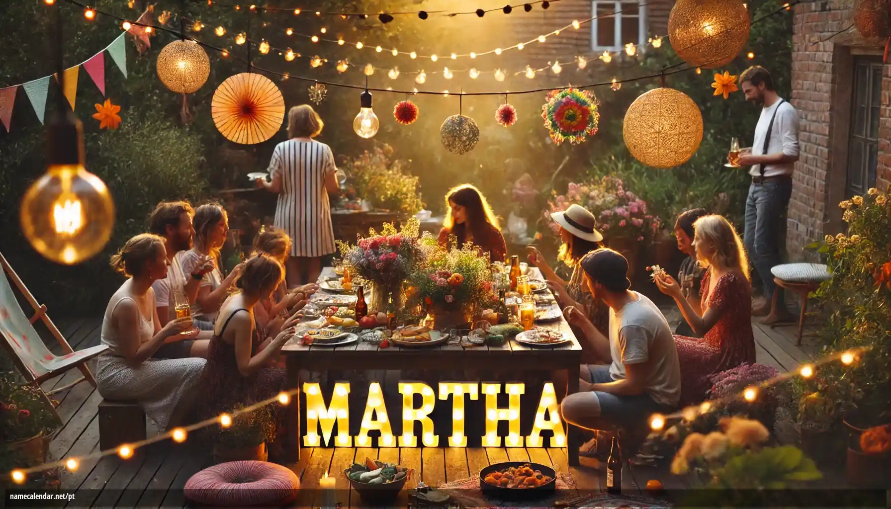 Celebração do dia do nome e nome - Märtha