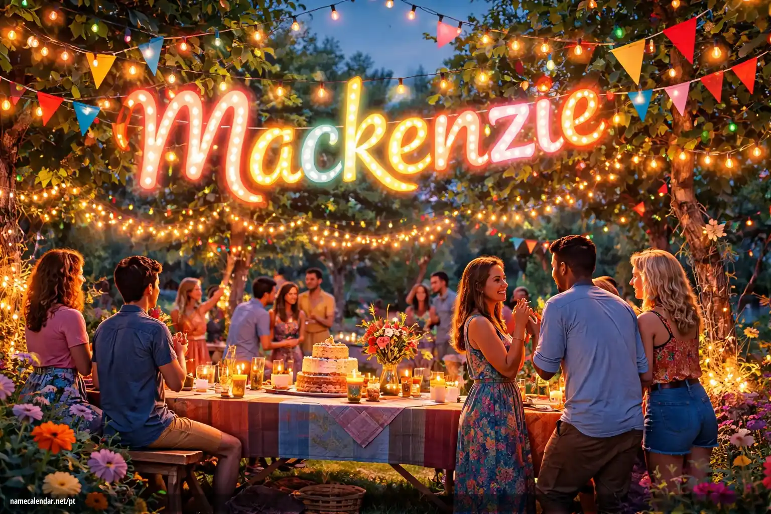 Celebração do dia do nome e nome - Mackenzie