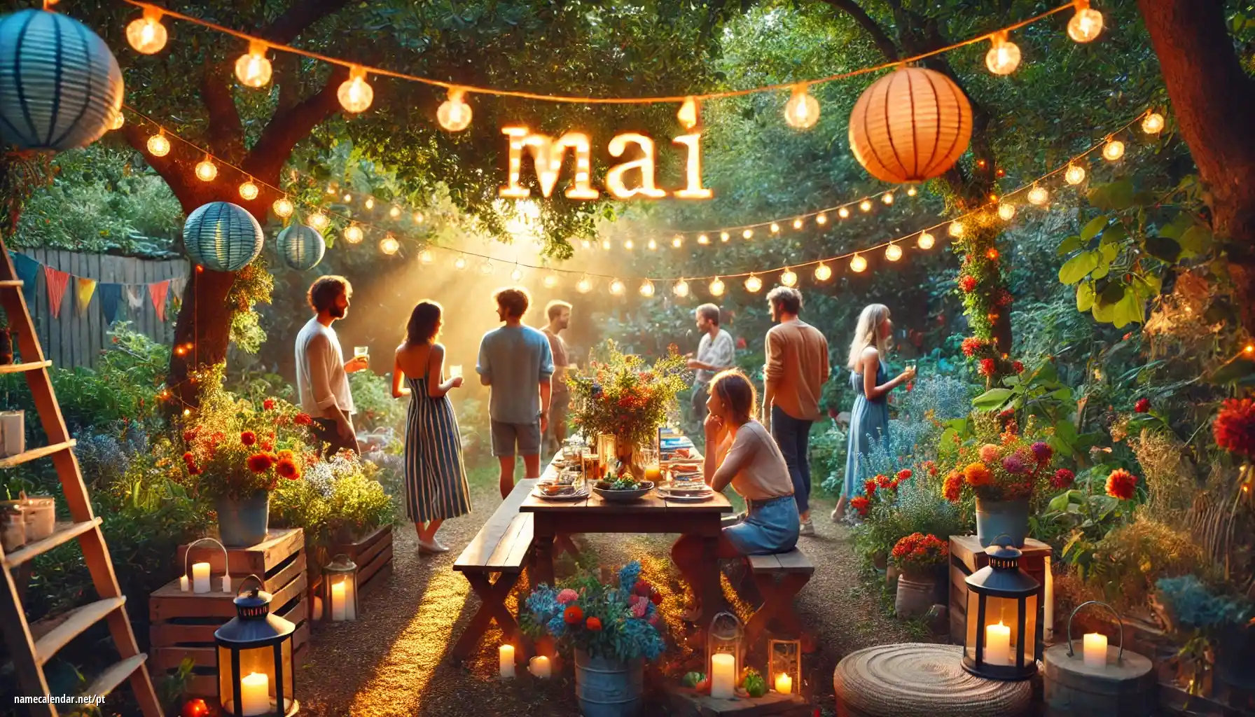 Celebração do dia do nome e nome - Mai