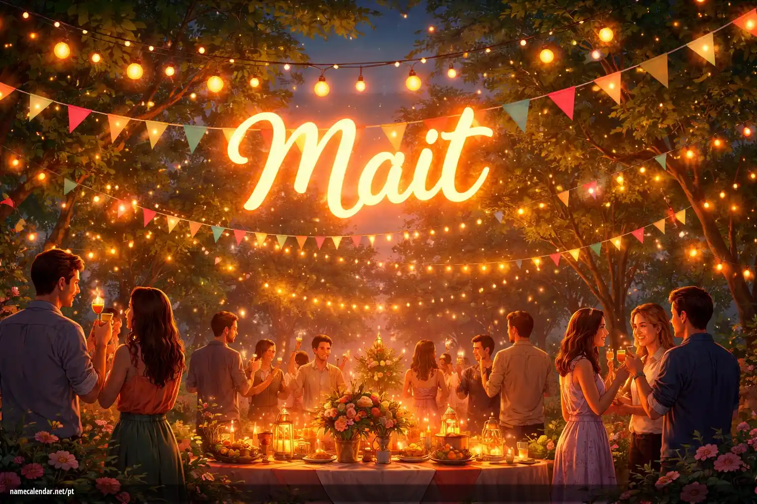 Celebração do dia do nome e nome - Mait
