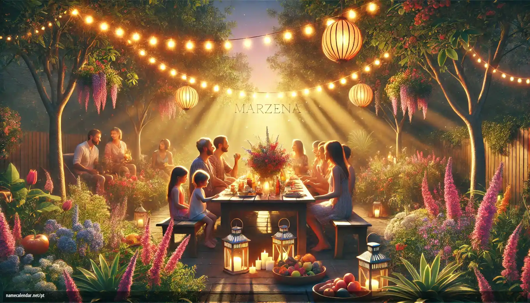 Celebração do dia do nome e nome - Marzena