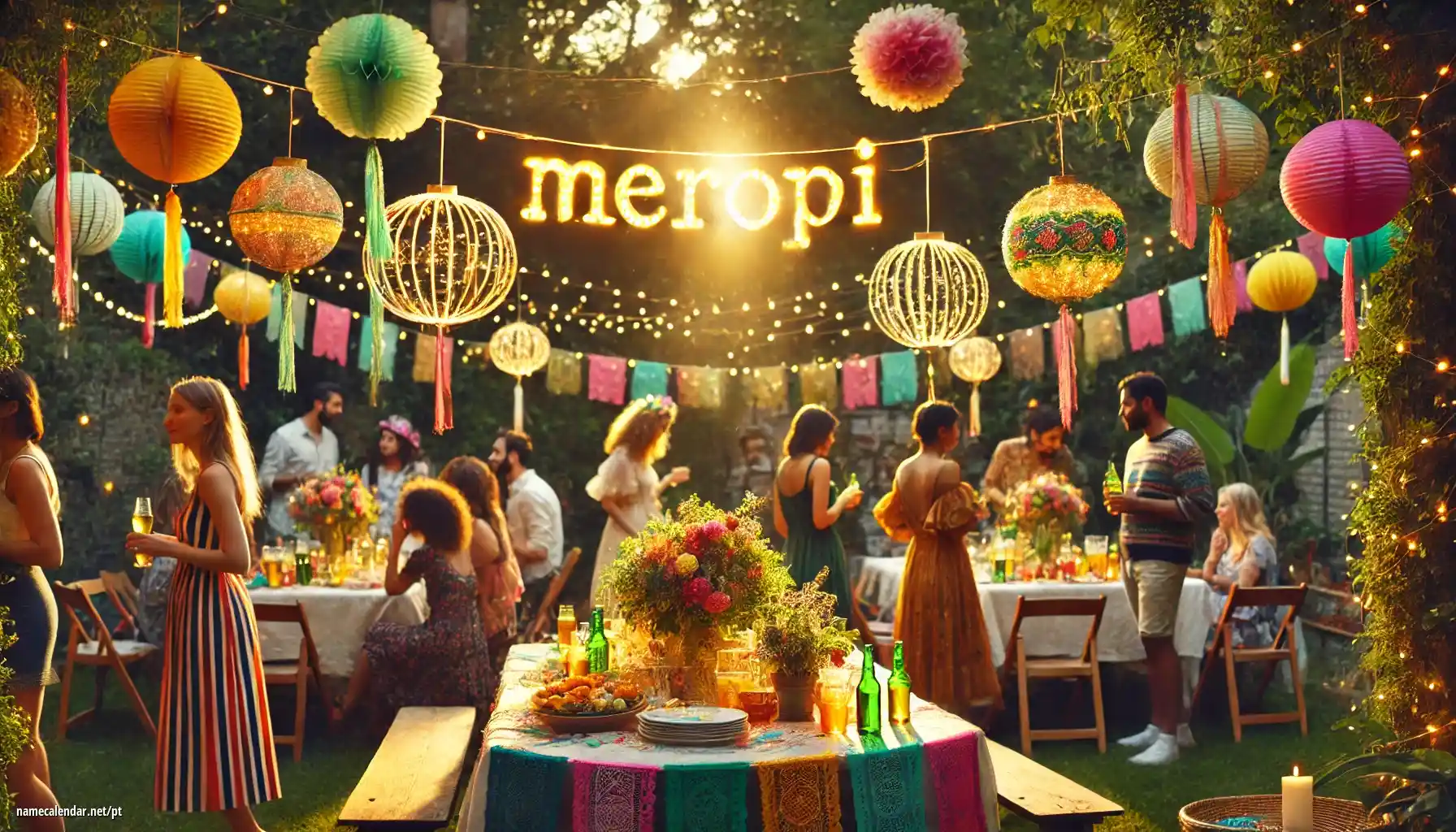 Celebração do dia do nome e nome - Meropi