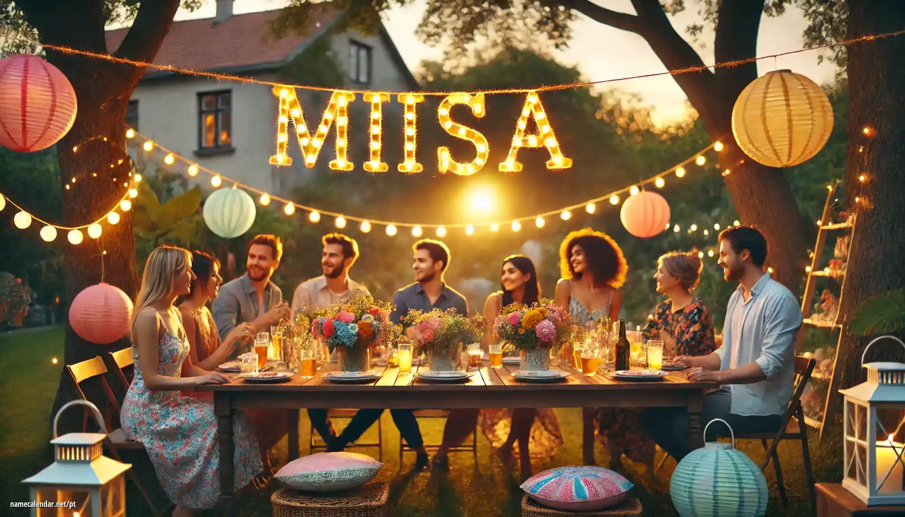 Celebração do dia do nome e nome - Miisa