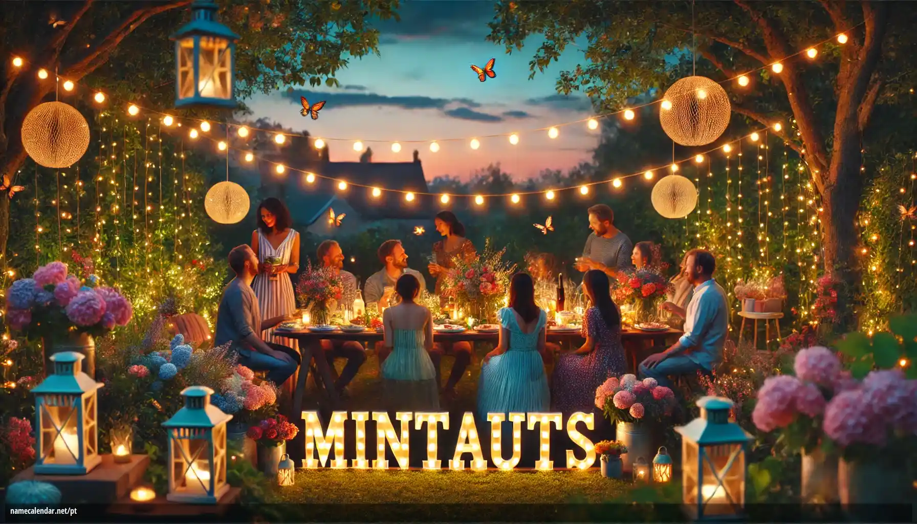 Celebração do dia do nome e nome - Mintauts
