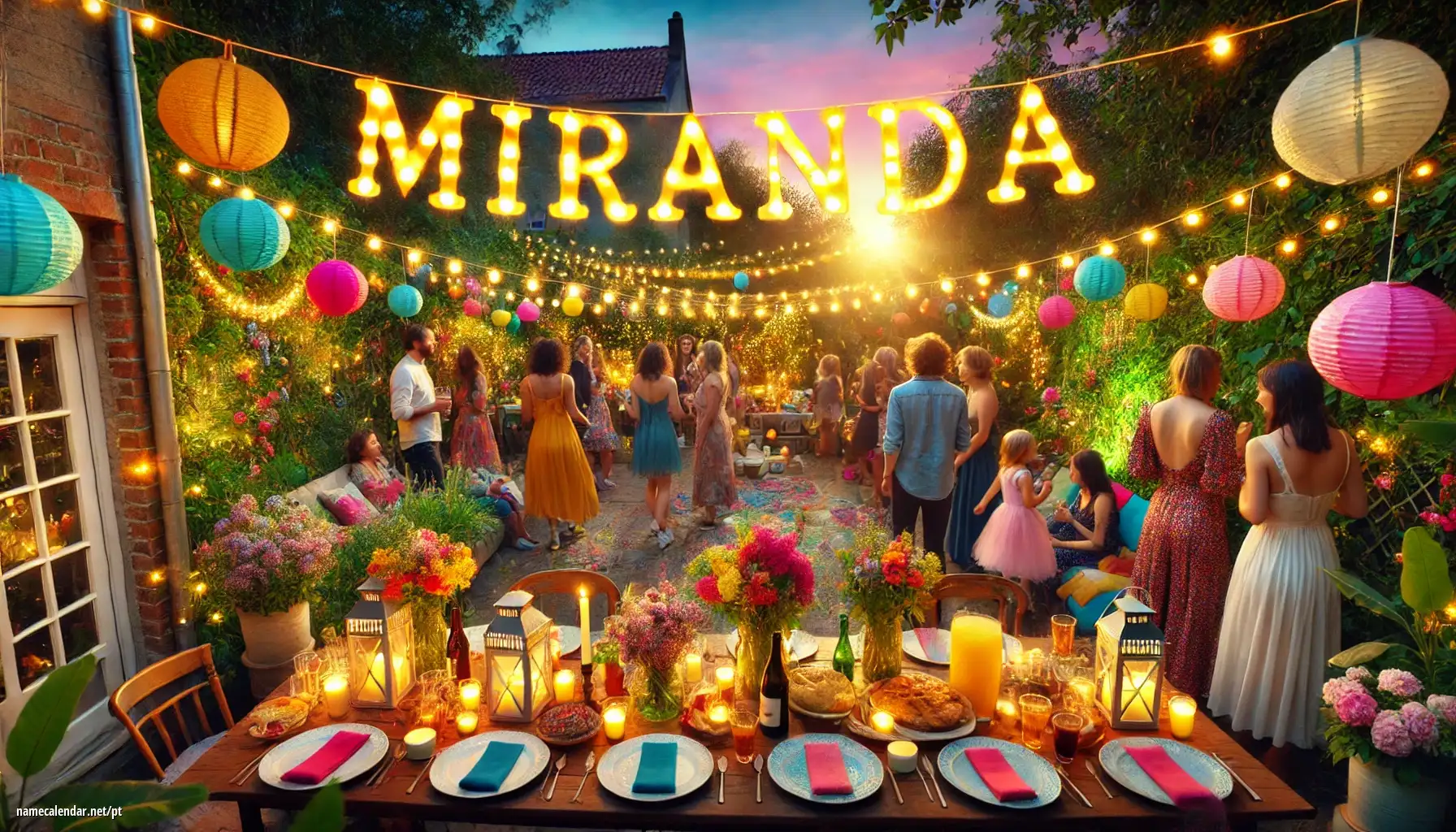 Celebração do dia do nome e nome - Miranda