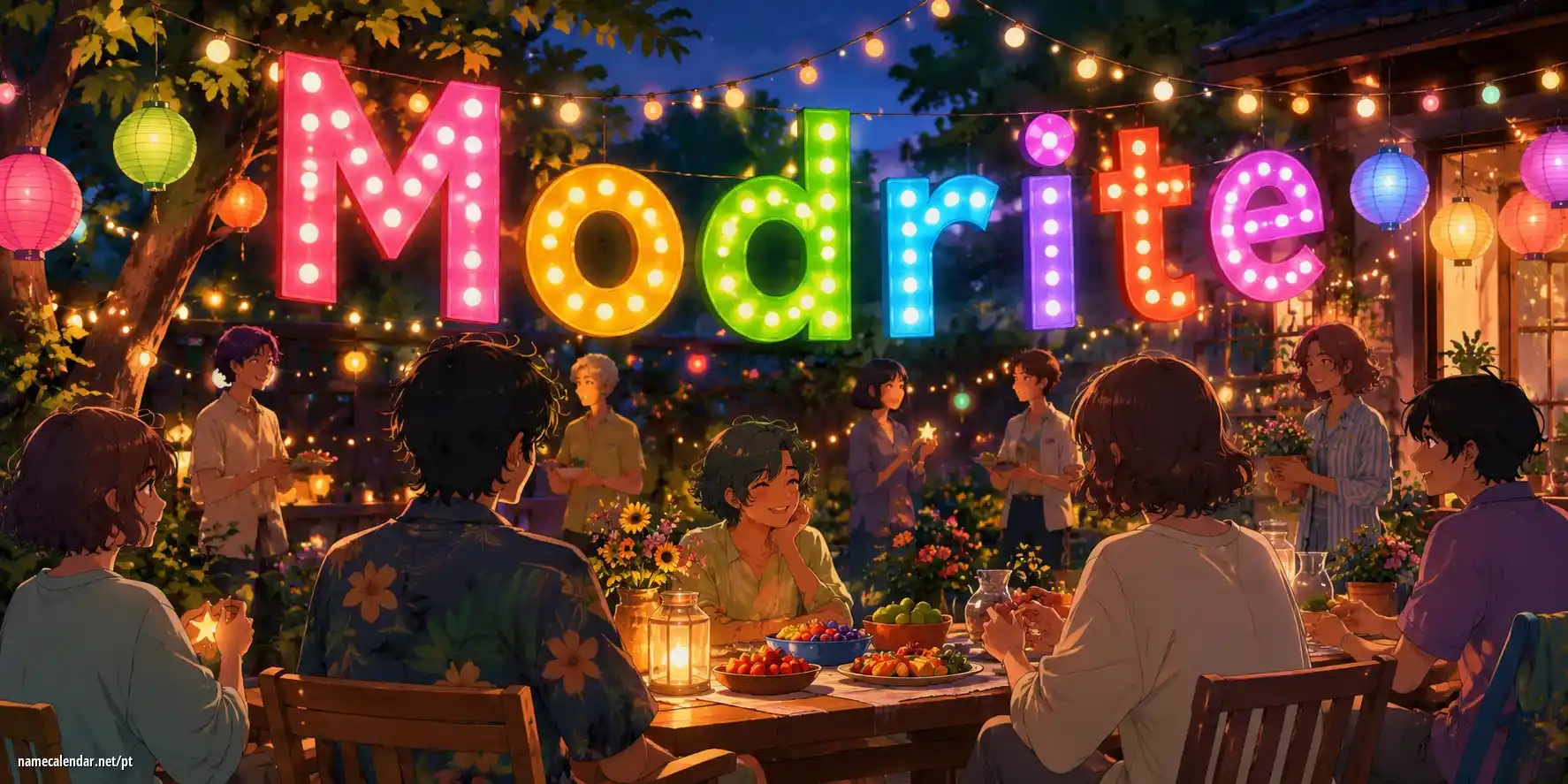 Celebração do dia do nome e nome - Modrite
