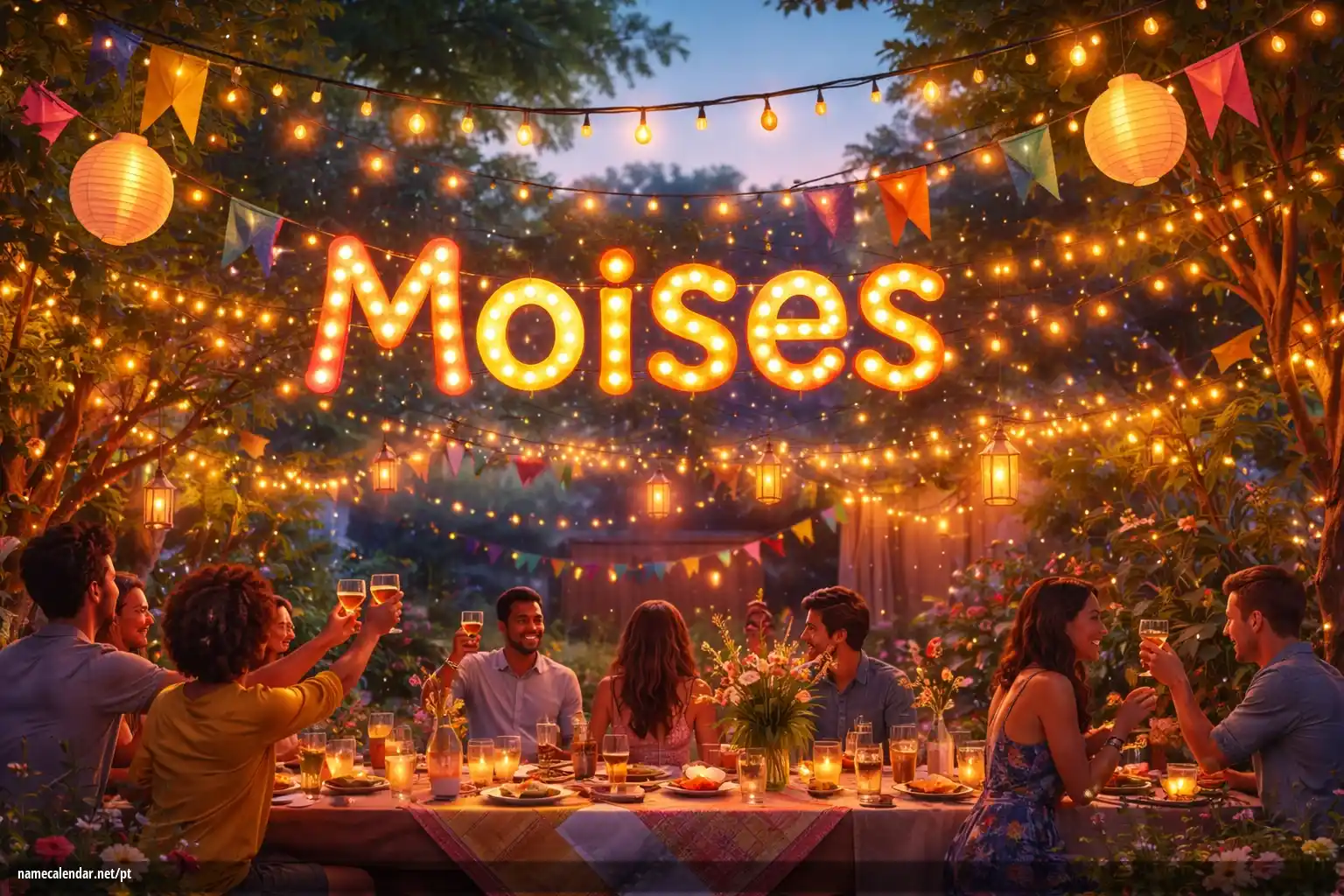 Celebração do dia do nome e nome - Moises