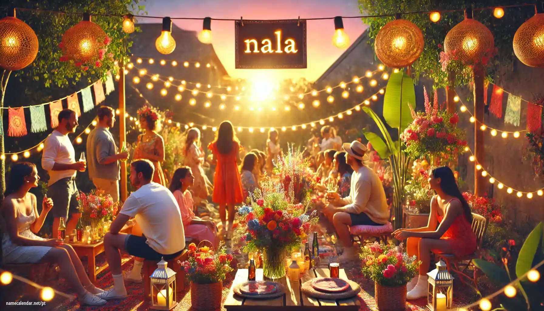 Celebração do dia do nome e nome - Nala