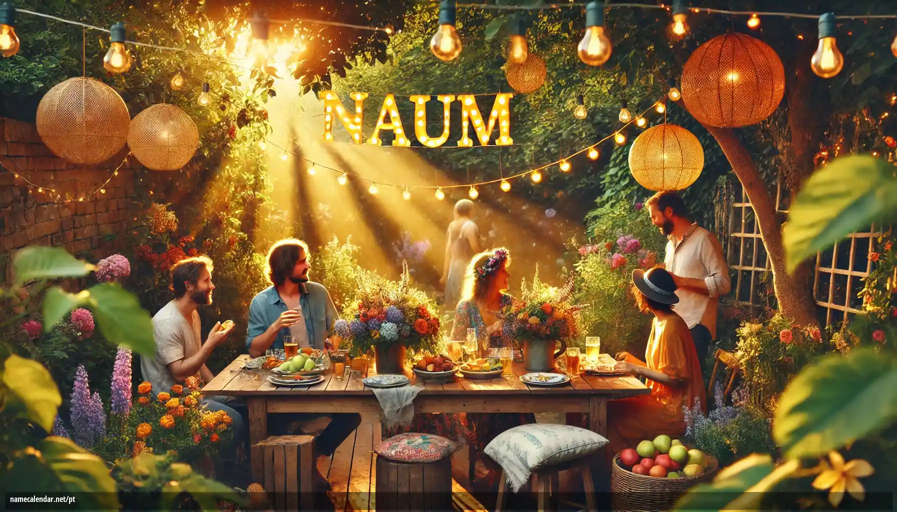 Celebração do dia do nome e nome - Naum