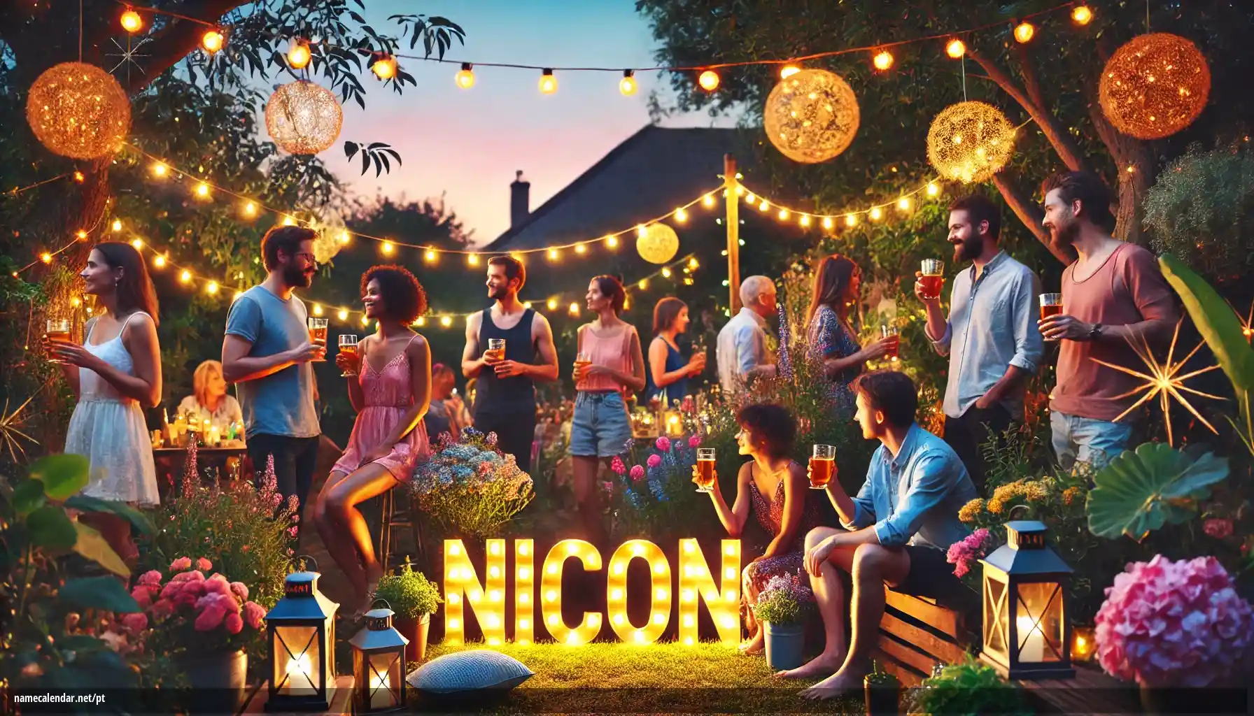 Celebração do dia do nome e nome - Nicon