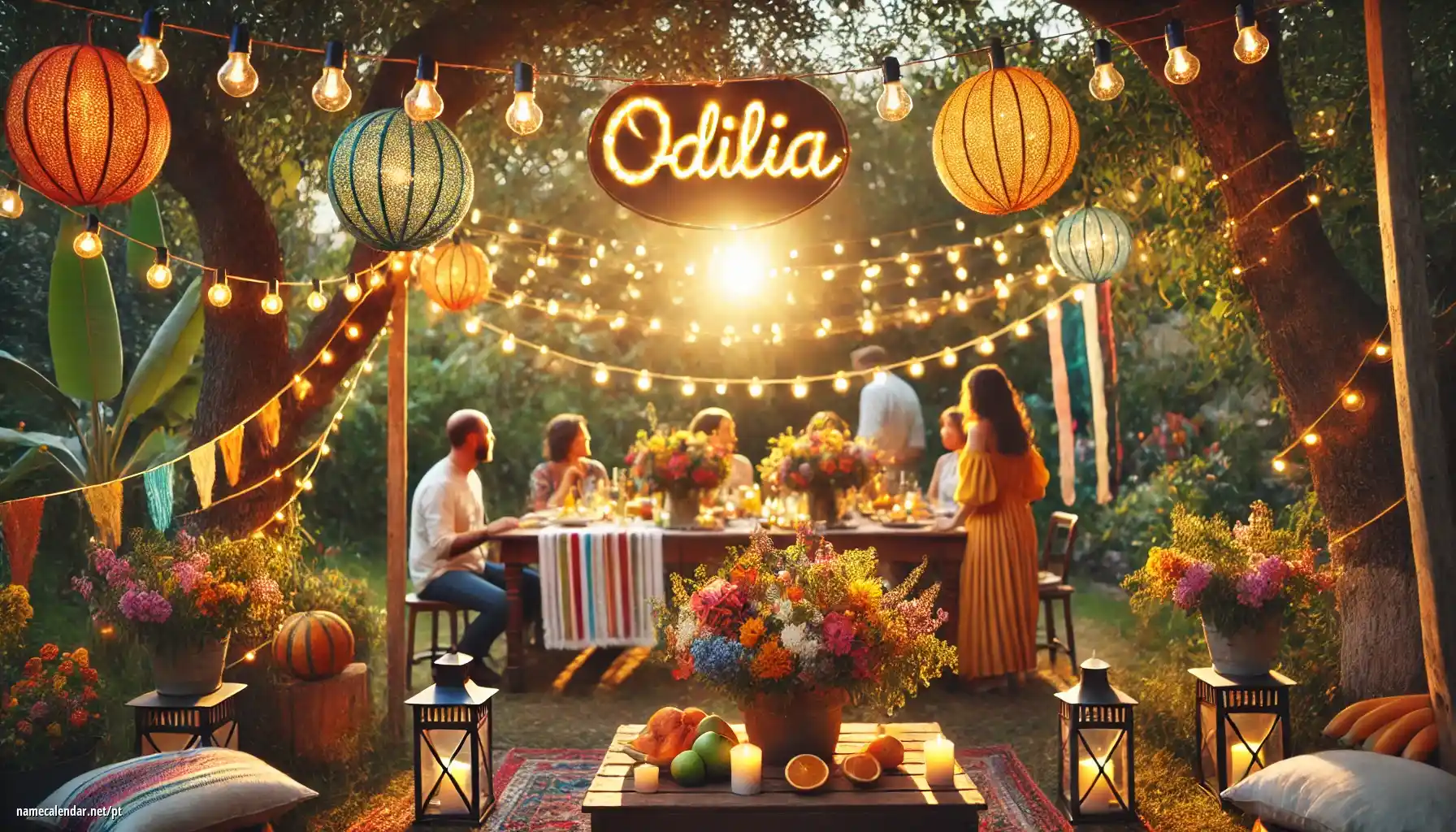 Celebração do dia do nome e nome - Odilia