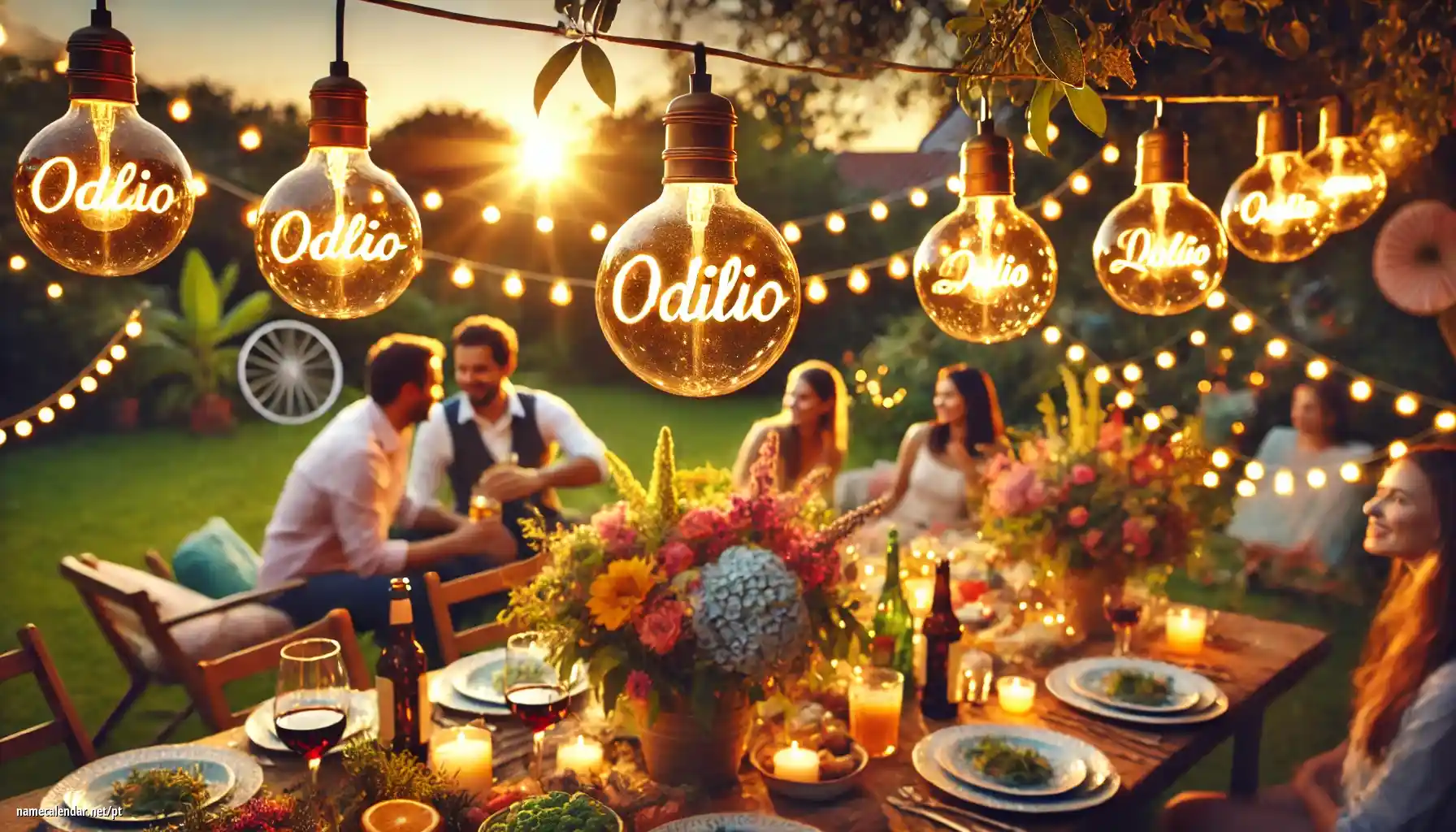 Celebração do dia do nome e nome - Odilio