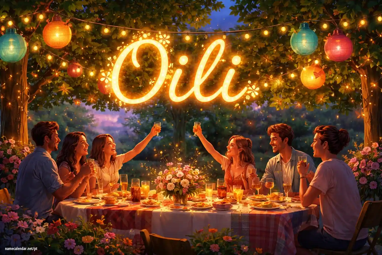 Celebração do dia do nome e nome - Oili