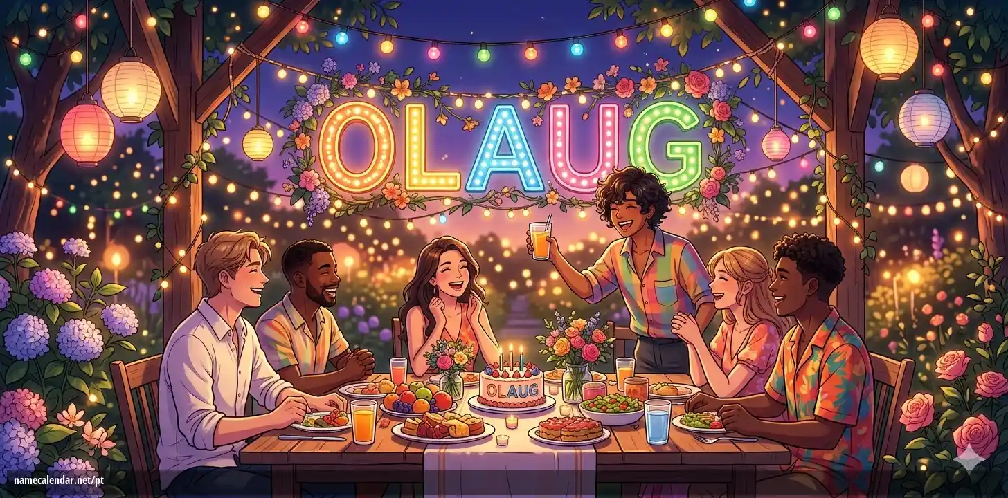 Celebração do dia do nome e nome - Olaug