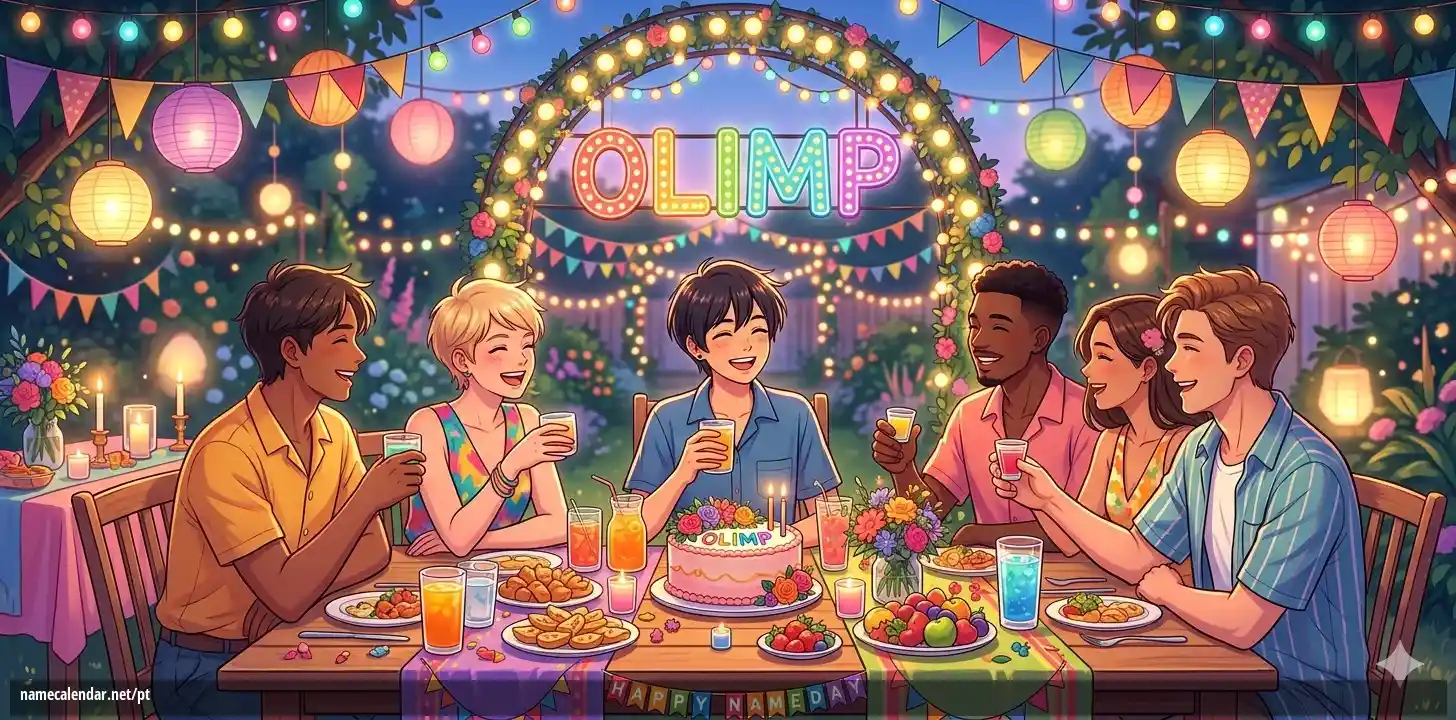 Celebração do dia do nome e nome - Olimp